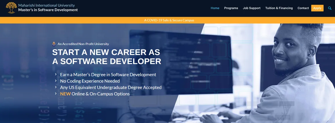 Archived MIU Master’s in Software Development homepage